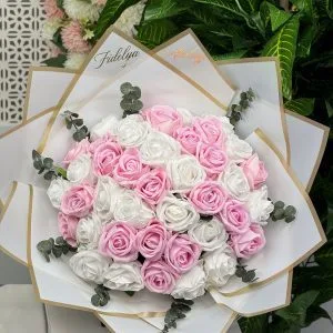 Kız İsteme Çiçeği Pembe Gül Buket